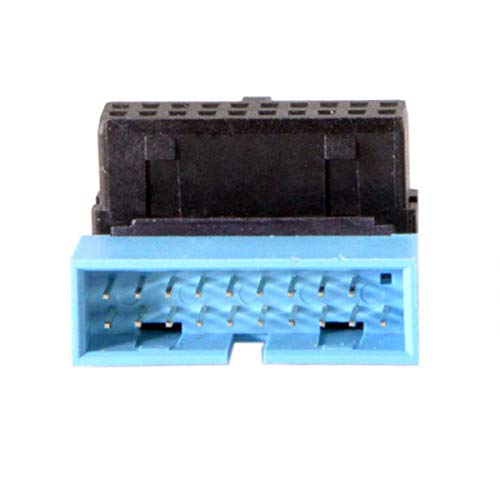 Cablecc USB 3.0 20 pin male - female extension adaptor on downward 90 times motherboard for ( on direction )