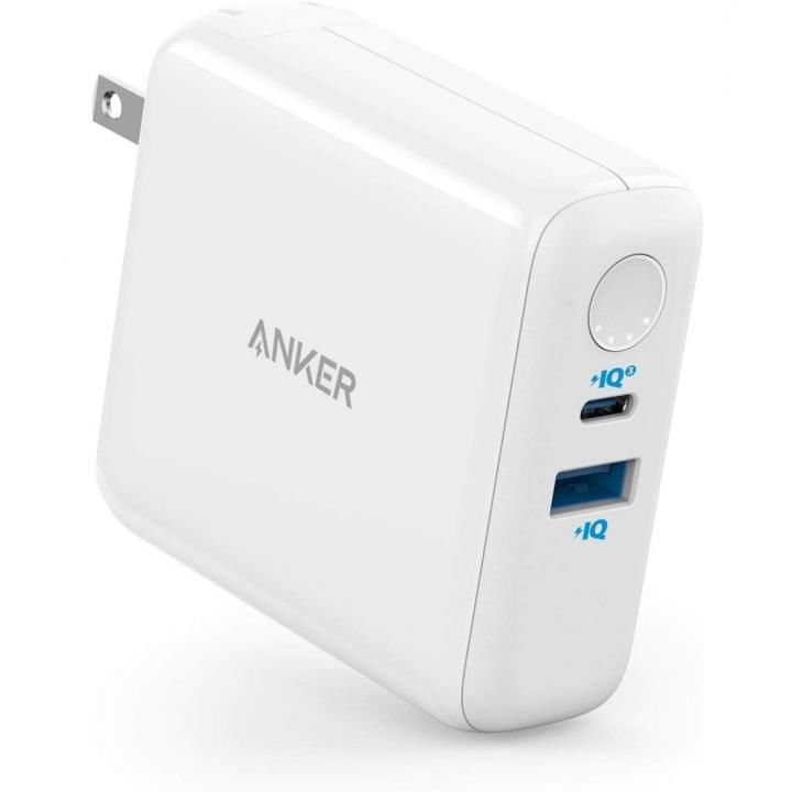 Anker A1624021 （PowerCore III Fusion 5000 4850mAh ホワイト） PowerCore モバイルバッテリーの商品画像