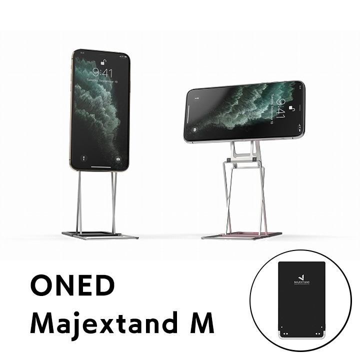 Majextand M 人間工学に基づくスマートフォン/タブレット用スタンド （ブラック）の商品画像