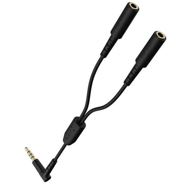 ELECOM Elecom EHP-35W02BK аудио кабель 2 разделение φ3.5mm 4 высшее to Mini Jack ×2 разъём джек 2 .- ваш заказ товар -