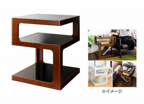 宮武製作所 サイドテーブル ARCA ST-403BR（ブラウン）の商品画像