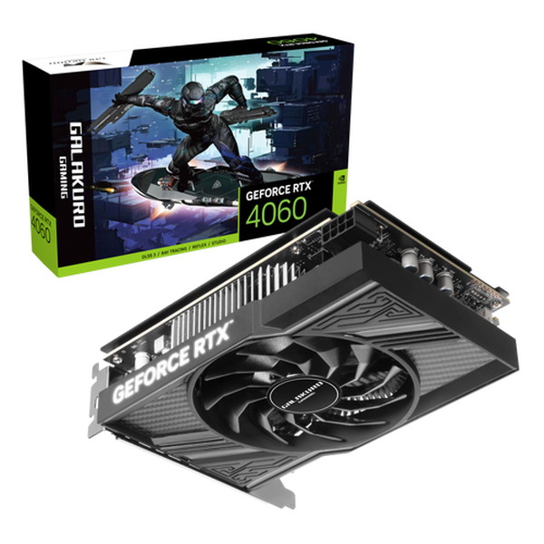 玄人志向 GG-RTX4060-E8GB/SF [玄人志向 GALAKURO GAMING 玄人志向 GG-RTX4060-E8GB/SF [玄人志向 GALAKURO GAMING