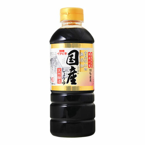 イチビキ イチビキ 無添加国産しょうゆ ペットボトル 500ml×8本 濃口醤油の商品画像