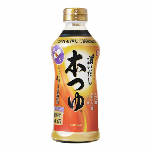 kikkoman キッコーマン 濃いだし本つゆ 500ml×12個 めんつゆ、そばつゆの商品画像