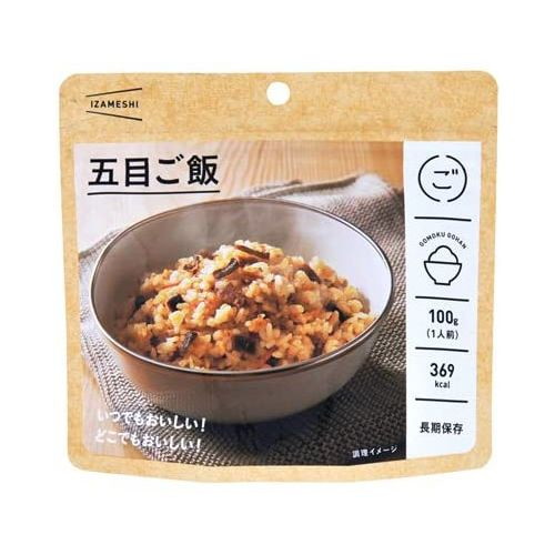 IZAMESHI イザメシ ごはんシリーズ 五目ご飯 100g×6袋 非常用食品の商品画像