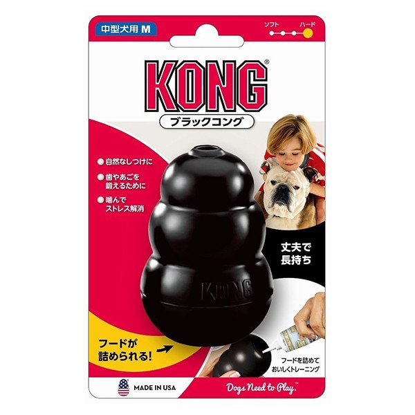 KONG ブラックコング Mサイズ×1個の商品画像