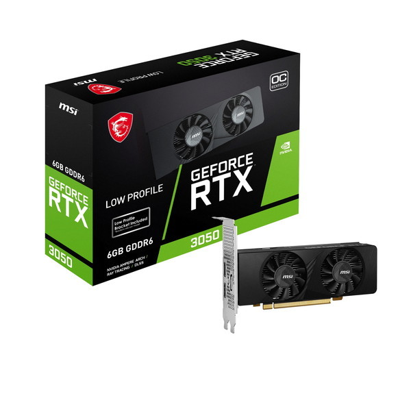 MSI GeForce RTX 3050 LP 6G OC グラフィックボード、ビデオ MSI GeForce RTX 3050 LP 6G OC グラフィックボード、ビデオ