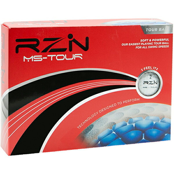 RZN Golf RZN MS-TOUR （ホワイト） 1ダース ゴルフボールの商品画像