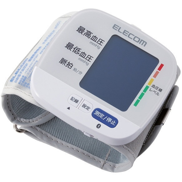 ECLEAR 手首式血圧計シリーズ HCM-WS01BTWH （ホワイト）の商品画像