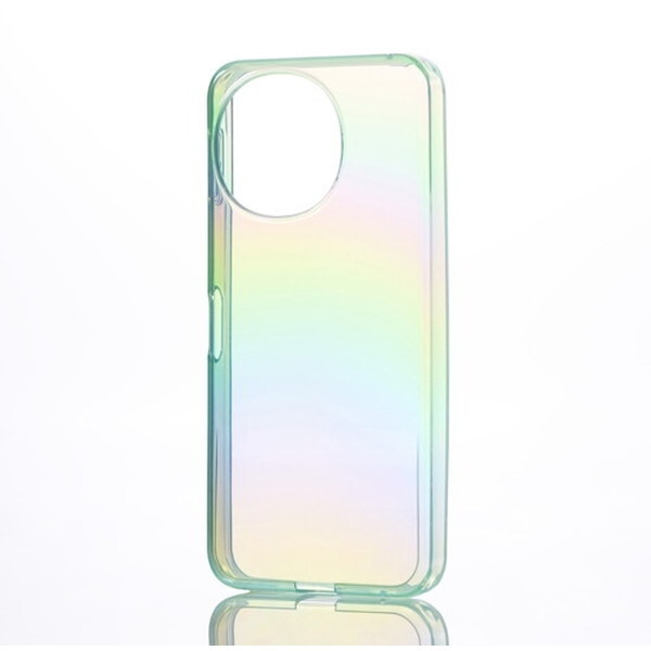 AQUOS sense9 meliano ソフトケース クリアオーロラ PM-S244UCAGN（グリーン）の商品画像