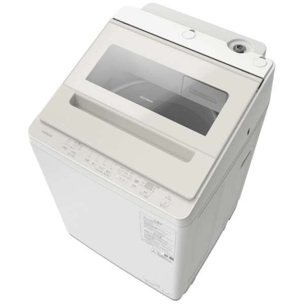 日立 7kg 洗濯機 NW-R705 管D260418GK (ベストバイ 静岡県袋井市) 日立 全自動洗濯機 容量7kg NW-R705 W ホワイト - アスクル