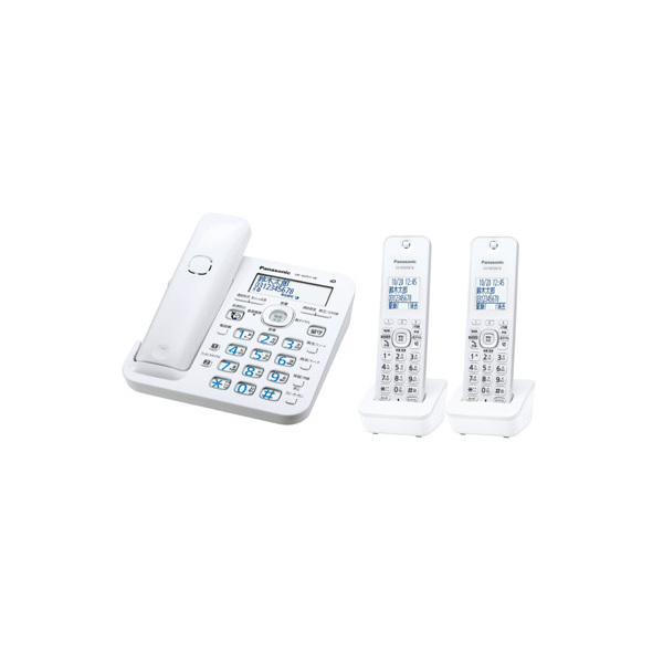 パナソニック VE-GZ51DW-W （子機2台・ホワイト） 固定電話機 - 最安値・価格比較 - Yahoo!ショッピング｜口コミ・評判からも探せる