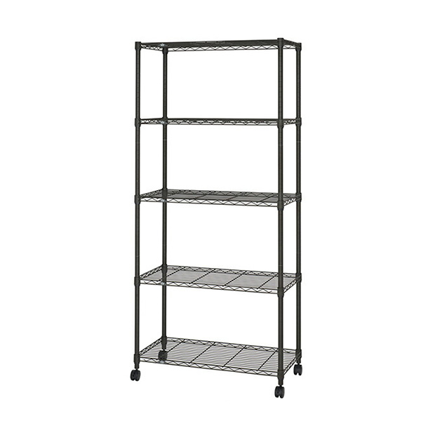 ルミナスノワールフリーラック 幅81cm 5段 奥行41cm NO8018-5の商品画像