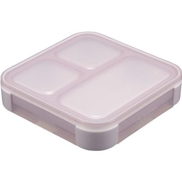 CBジャパン 立てて運べる薄型弁当箱 Mee by FOODMAN 500ml （パープル）の商品画像