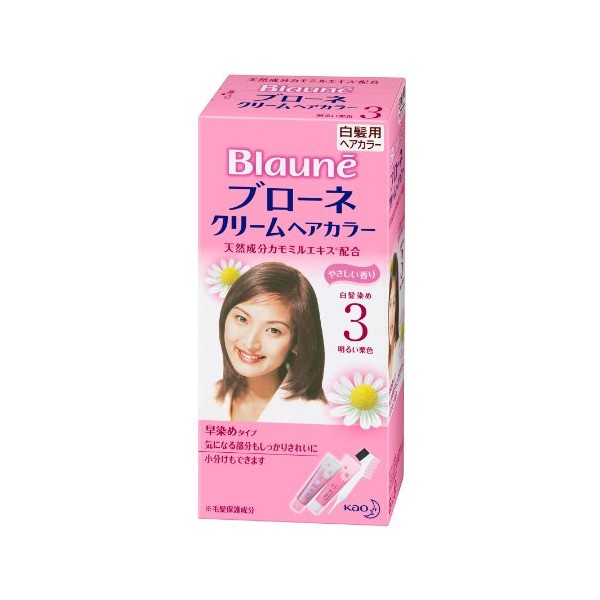 ブローネ クリームヘアカラー 3 （明るい栗色）