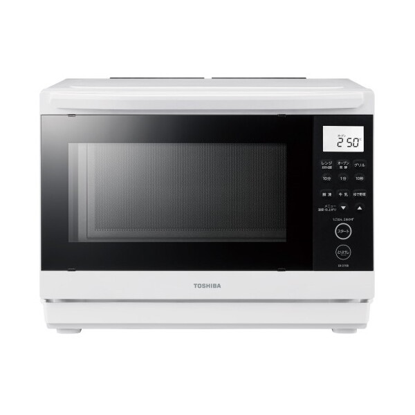 48.石窯オーブンレンジ　東芝　ER-ND7 角皿付き　ホワイト 48.石窯オーブンレンジ 東芝 ER-ND7 角皿付き ホワイト 48.石窯