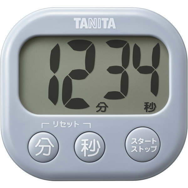 TANITA タニタ 抗菌でか見えタイマー ブルーグレー TD-429の商品画像