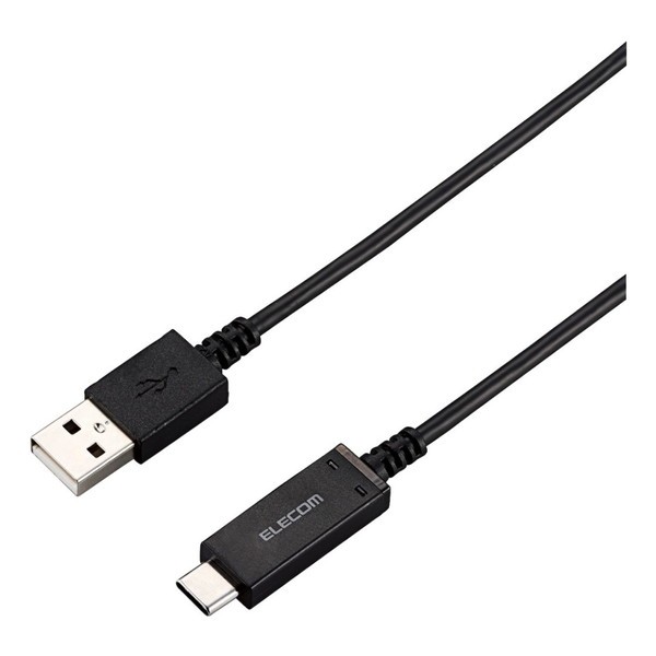 エレコム USB2.0ケーブル（温度検知機能付き A-C） MPA-AC07SNBK 0.7m ブラックの商品画像