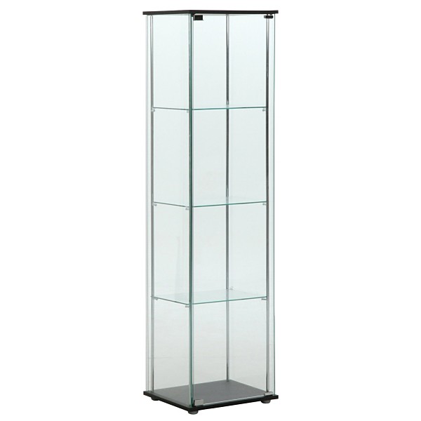 不二貿易 ガラスコレクションケース 3段 96049 コレクションボックス