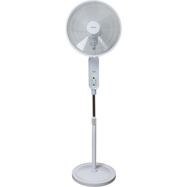 扇風機 DCモーター 風量4段階 首振り リビング扇風機 テクノス 40cm フルリモコン DCフロアー扇風機 TEKNOS KI-F816R ホワイト 扇風機本体の商品画像