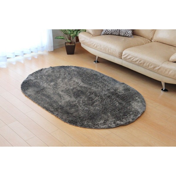 楕円 100×150cm / グレー