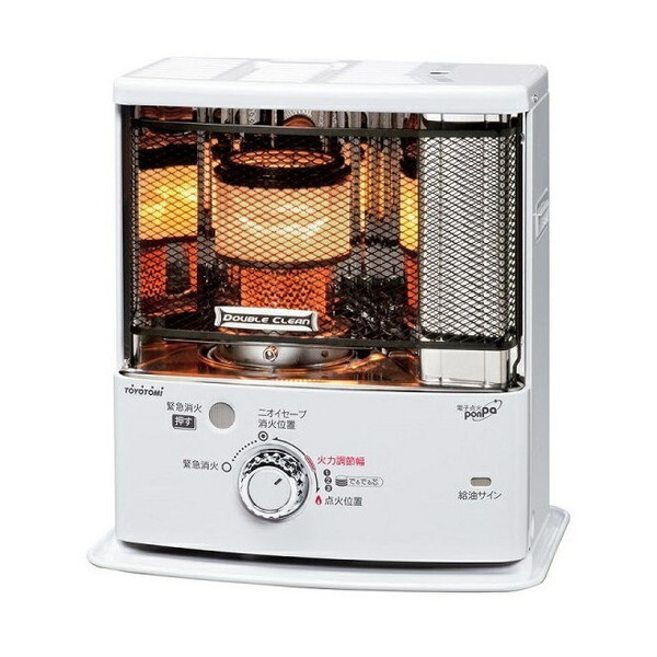 TOYOTOMI ダブルクリーン RC-S2824（W）（ホワイト） 石油ストーブ