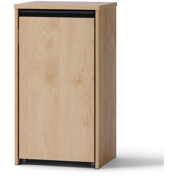 アイリスオーヤマ HIROBIRO 引き出し分別ダストワゴン HDW-350（ナチュラル/ブラック）の商品画像