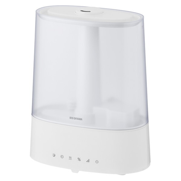 アイリスオーヤマ 上給水超音波ハイブリッド加湿器 AHM-HUT55A-W（ホワイト）の商品画像