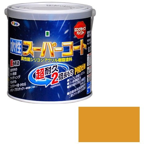 アサヒペン アサヒペン 水性スーパーコート シトラスイエロー 0.7L ペンキ、塗料の商品画像