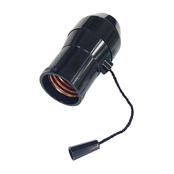 OHM プルスイッチ付きソケット E26用 HS-L26PS-G 照明器具、電球用ソケットの商品画像