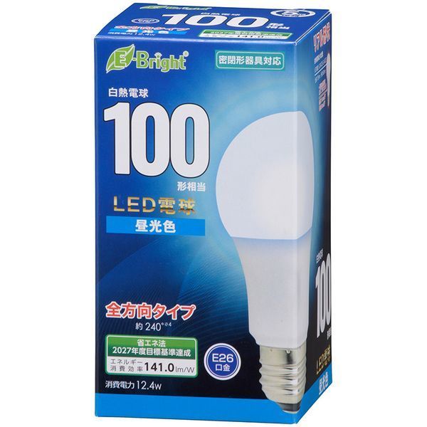 OHM LED電球 LDA12D-G AG27 （昼光色） ×1個 LED電球、LED蛍光灯の商品画像