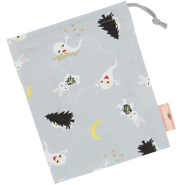 スケーター 子供用 コップ袋（めがねうさぎ）KB62の商品画像