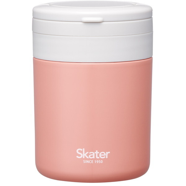 スケーター 折りたたみ ハンドル付き 保温 保冷 デリカポット スープジャー 300ml LJFO3AG テラコッタオレンジ