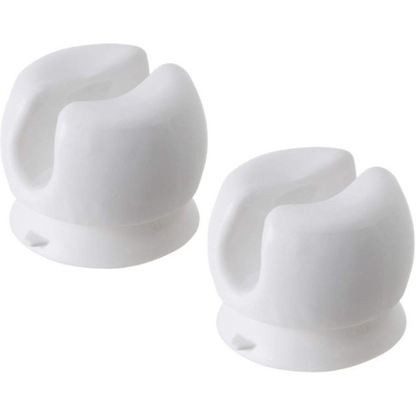 歯ブラシホルダー ホワイト 1パック（2個入） マーナの商品画像