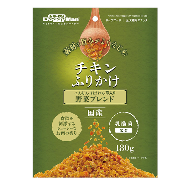 ドギーマン ドギーマン チキンふりかけ 180g×1個 犬用おやつ、ガムの商品画像