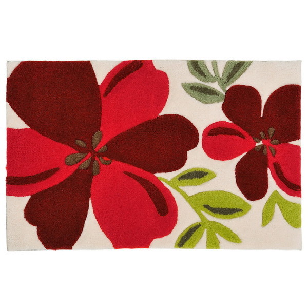 萩原 玄関マット 屋内 約70×120cm 「アベル」 ふかふか 洗える 滑りにくい加工 ホットカーペット床暖房対応の商品画像