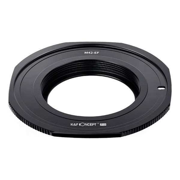 K＆F Concept マウントアダプター KF-42EF.P （レンズ側M42マウント / ボディ側キヤノンEF）の商品画像