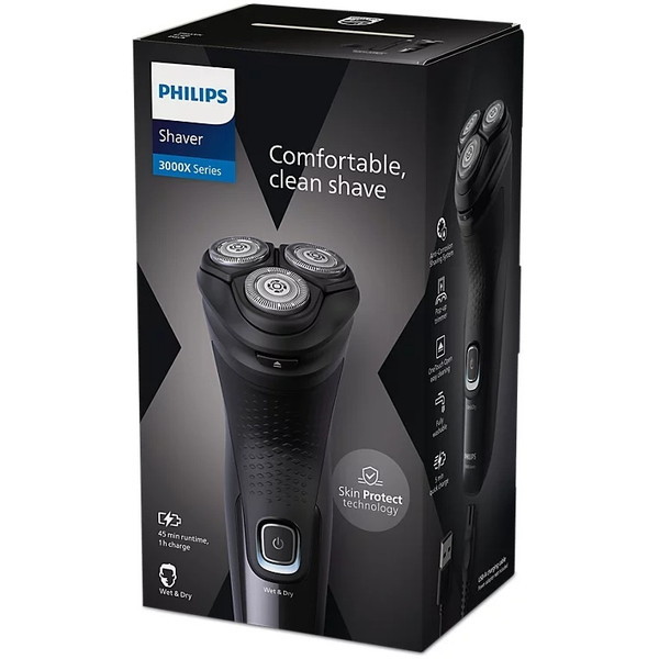 Philips Shaver 3000X Series ウェット＆ドライ電動シェーバー X3051/00 メンズシェーバー本体の商品画像