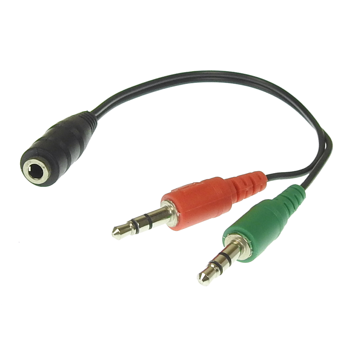 ANE stereo Mini plug 3.5mm divergence cable 4 ultimate stereo terminal . headphone . Mike . divergence male side divergence CTIA standard [OP23-RG]