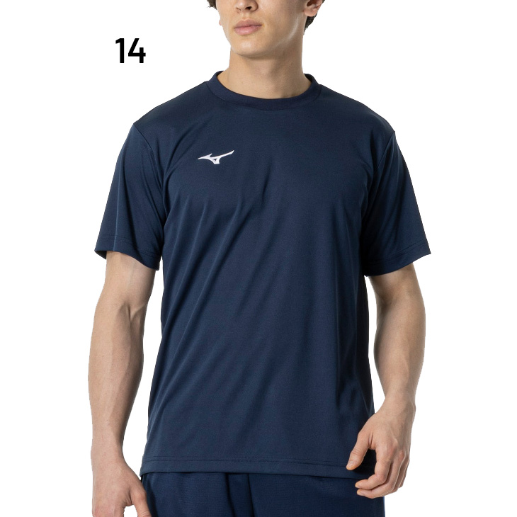  Mizuno рубашка с коротким рукавом мужской mizuno navi dry футболка круглый вырез спорт одежда . пот скорость .UV cut мужчина большой размер тренировка фитнес /32MAC190