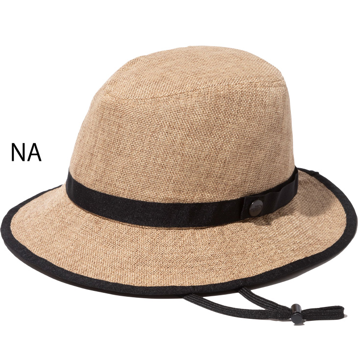  North Face hat men's lady's THE NORTH FACE high k hat .. cord storage sack attaching straw hat unisex straw hat natural /NN02341