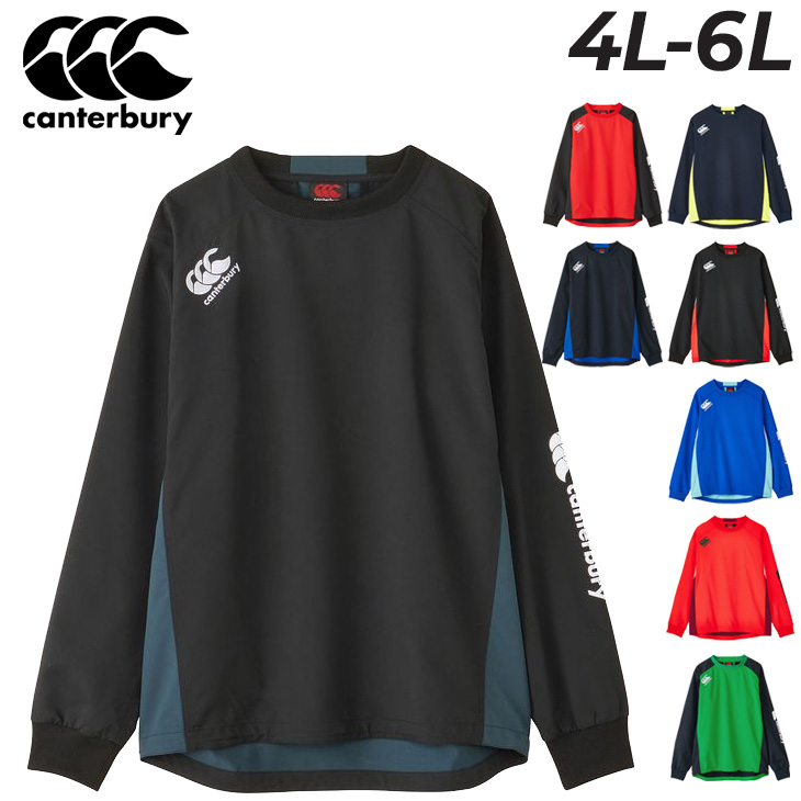  canterbury тренировка рубашка 4L 5L 6L мужской большой размер canterburyp Ractis тянуть over большой размер длинный рукав pi стерео регби /RG73703B