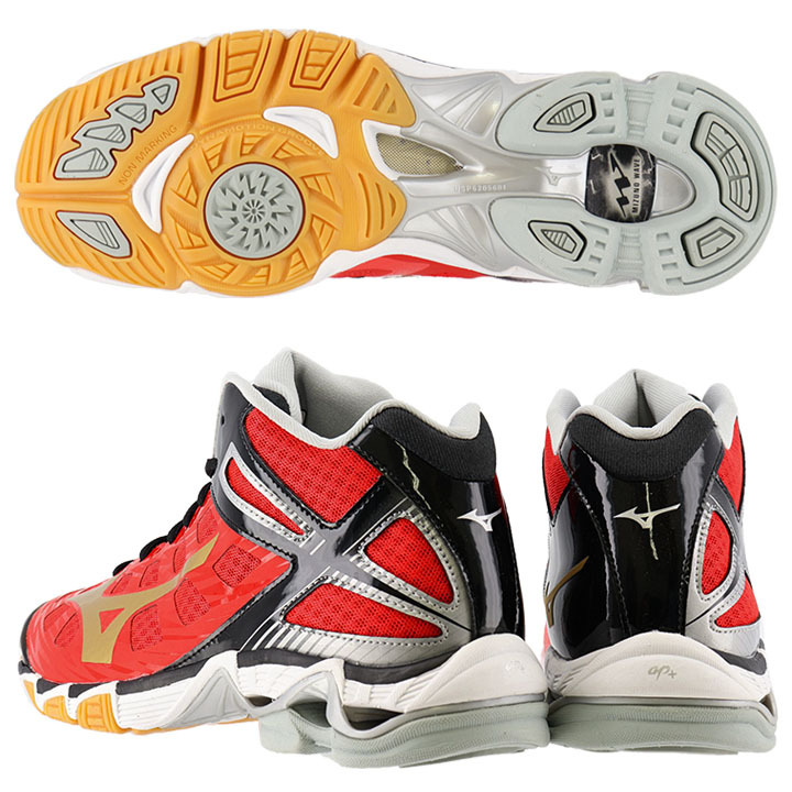  волейбол обувь мужской женский наш магазин оригинал цвет / Mizuno Mizuno WAVE LIGHTNING TYPE MID ограничение ue-b подсветка /V1GX201000-