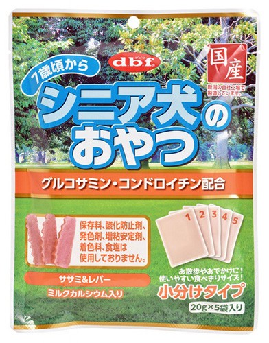 デビフ シニア犬のおやつ グルコサミン・コンドロイチン配合 100g×1個の商品画像