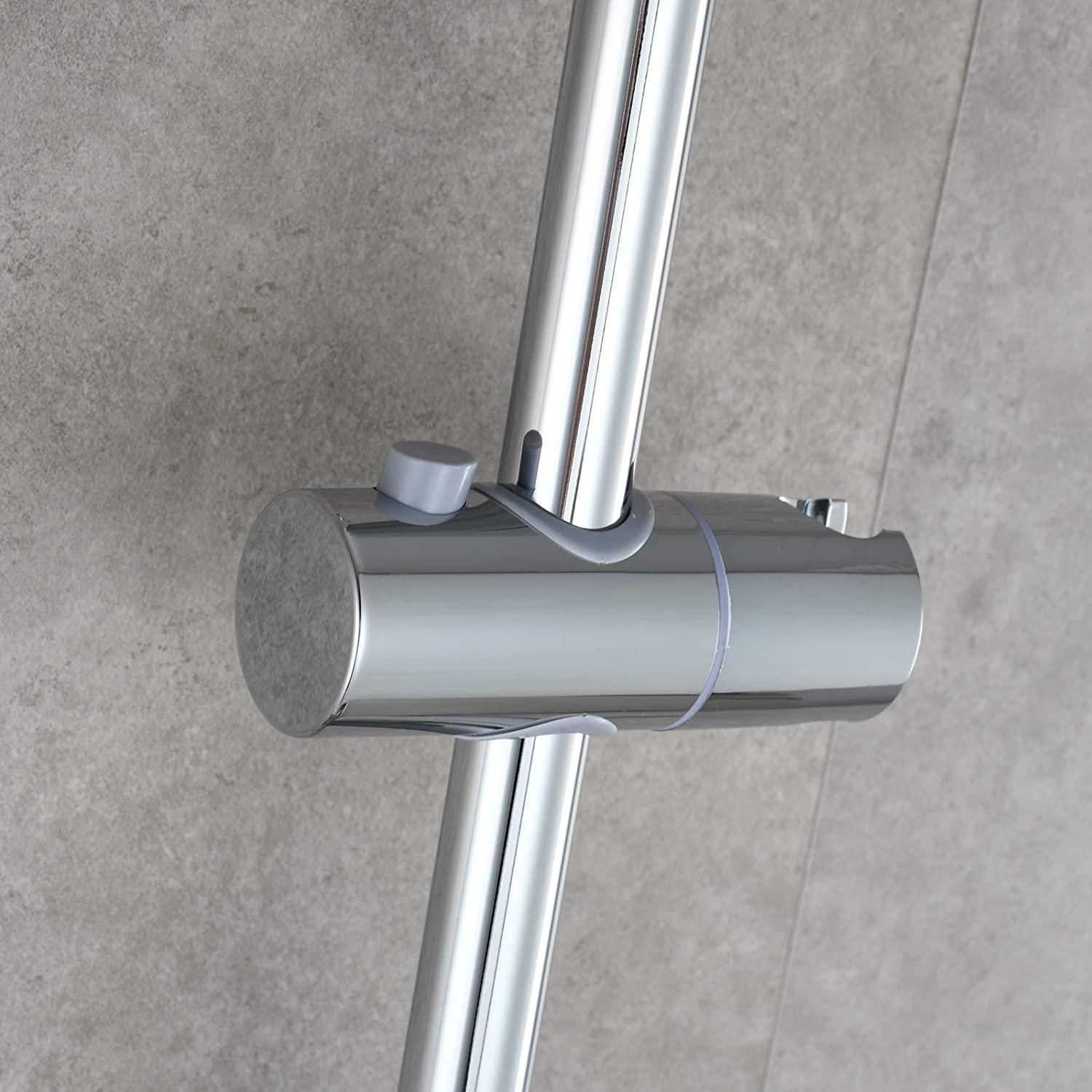  shower slide bar stainless steel plating adjustment possible hand shower shower hook wall mount installation easiness 