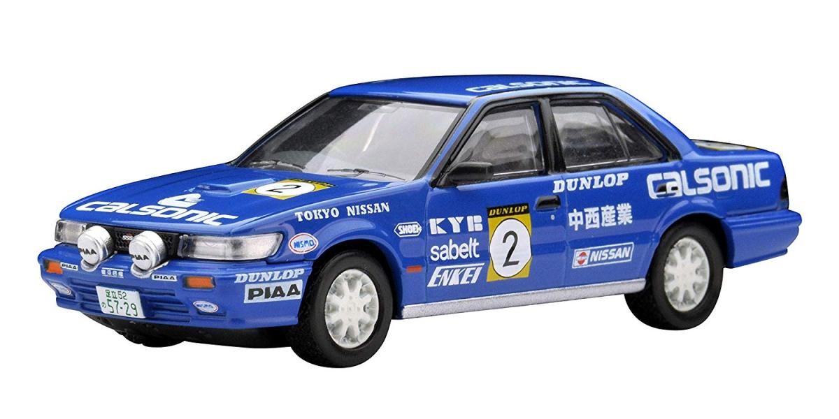ミニカー NISSAN BLUEBIRD sss R CALSONIC 1/64 ミニカー NISSAN