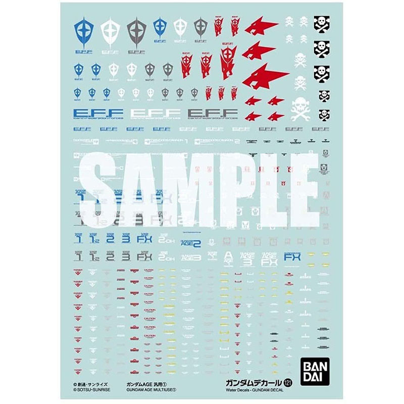 BANDAI AGE汎用1 （1/144スケール ガンダムデカール HG 121 機動戦士