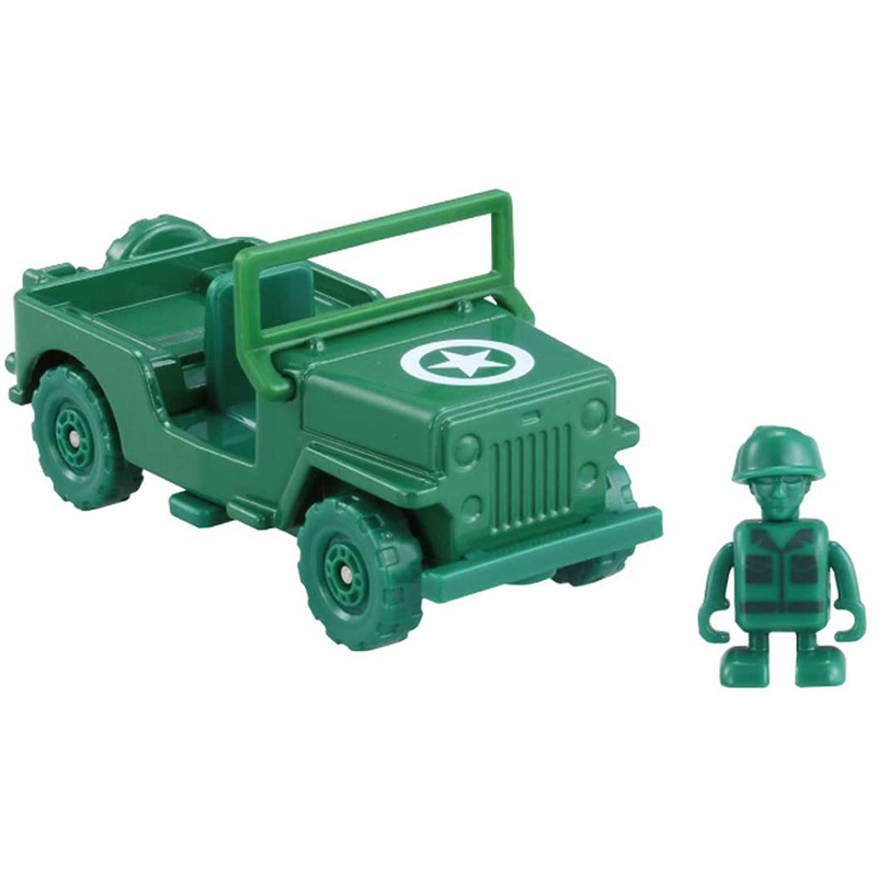 ドリームトミカ ライドオン トイ・ストーリー TS-07 グリーンアーミーメン＆ミリタリートラック （ノンスケール トミカ ディズニー ピクサー 134138）の商品画像