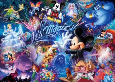 テンヨー ジグソーパズル ディズニー It's Magic！ 1000ピース 29.7
