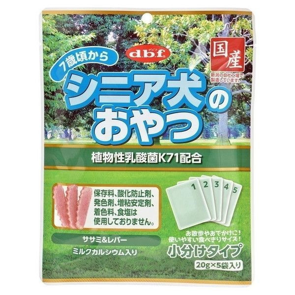 デビフ シニア犬のおやつ 植物性乳酸菌K71配合 100g×1個の商品画像